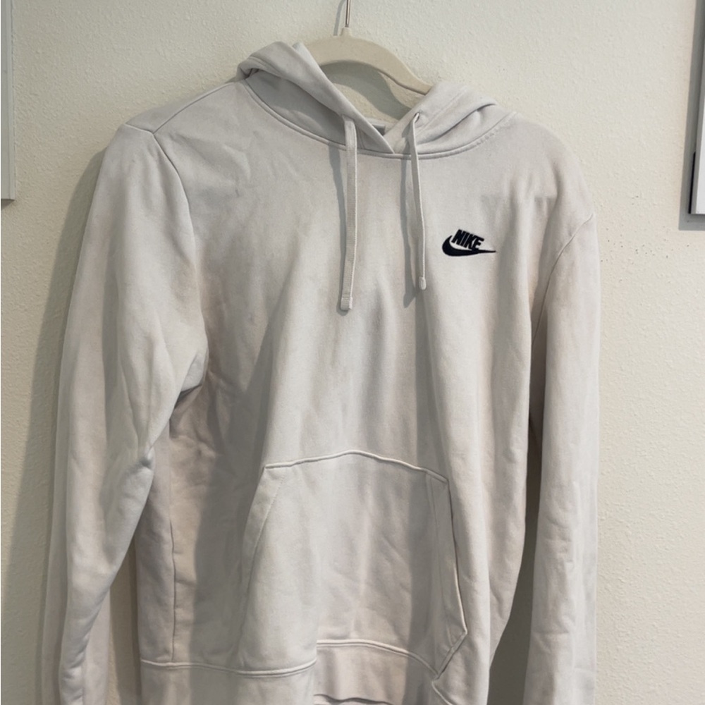 Nike Men's White Hoodie